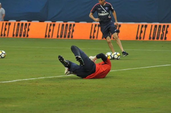 Paris Saint-Germain, Tottenham Hotspur 'a karşı 22 Temmuz 2017' de Orlando Florida 'daki Citrus Bowl' da.  