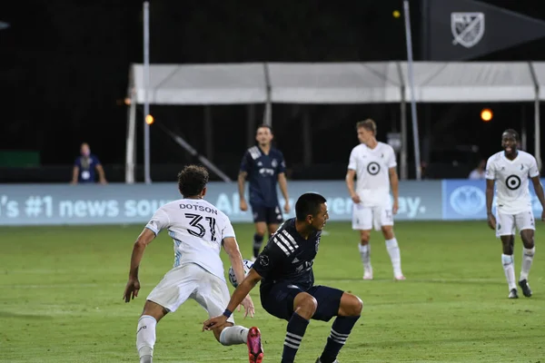 Sporting Kansas City Face Minnesota United Podczas Mls Powraca Turniej — Zdjęcie stockowe