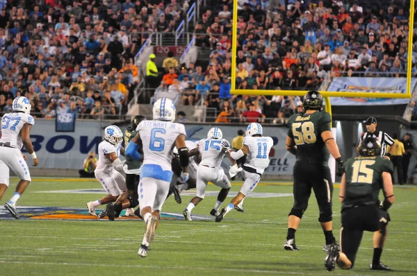 North Carolina Affronta Baylor Durante Russell Athletic Bowl Camping World — Foto Stock