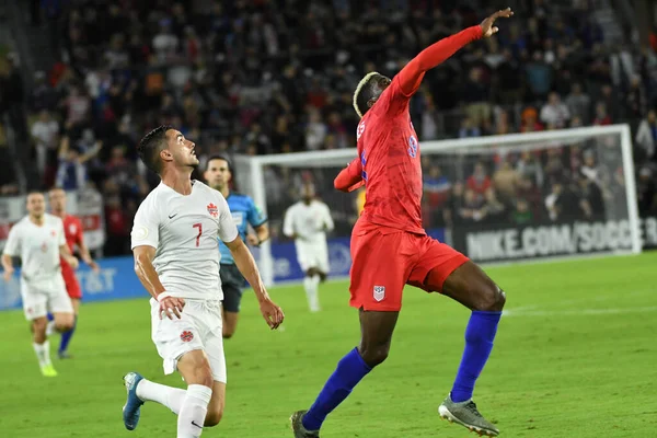 Amerikan Futbol Takımı 15 Kasım 2019 Cuma günü Orlando Florida 'daki Exploria Stadyumu' nda oynanan Concacaf Uluslar Ligi karşılaşmasında Kanada 'ya ev sahipliği yapmaktadır.