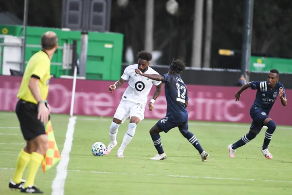 MLS sırasındaki Minnesota United ile karşılaşan Kansas City, 12 Temmuz 2020 tarihinde Orlando Florida 'daki ESPN Vahşi Spor Dünyası' nda düzenlenen turnuvaya geri döndü..  