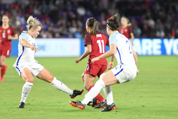 Usa Compete Agains England Shebelives Cup Orlando City Stadium Orlando — Stock Photo, Image