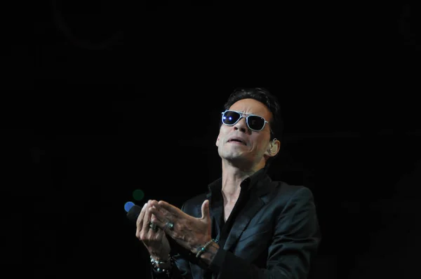 2014 Latin Singer Marc Anthony Performs Amway Center Orlando Florida — 스톡 사진