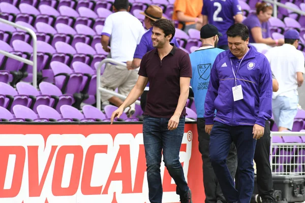 Orlando City Hostí New York Red Bulls Stadionu Exploria Orlandu — Stock fotografie