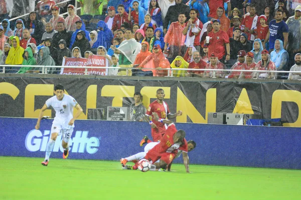 Boliwia Twarz Panama Podczas Copa American Centenario Orlando Floryda Camping — Zdjęcie stockowe