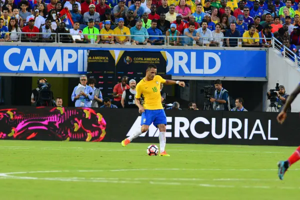 Brasil Enfrenta Haití Durante Copa América Centenario Orlando Florida Camping —  Fotos de Stock