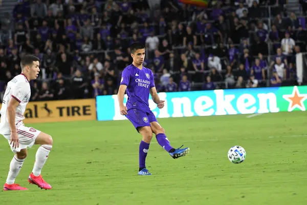 Orlando City Empfängt Real Salt Lake Exploria Stadium Samstag Den — Stockfoto