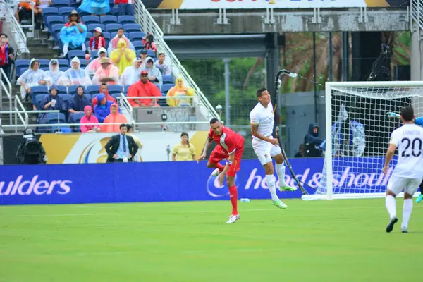 Bolivia Enfrenta Panamá Durante Copa American Centenario Orlando Florida Camping — Foto de Stock