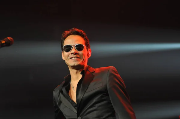 2014 Latin Singer Marc Anthony Performs Amway Center Orlando Florida — 스톡 사진