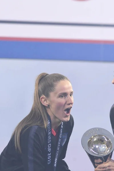 Shebelieves Cup Incorona Inghilterra Come Campione Raymond James Stadium Tampa — Foto Stock