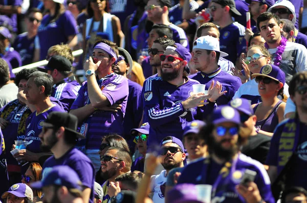 Orlando City Hostitel Real Salt Lake Citrus Bowl Orlandu Floridě — Stock fotografie