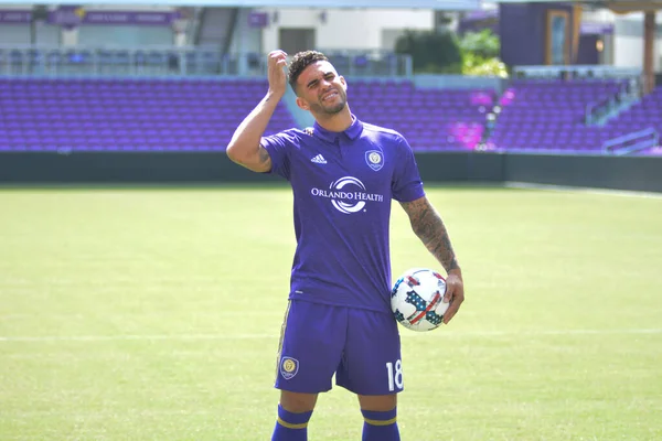 Orlando City SC, Dom Dwyer 'ı tanıtmak için bir basın toplantısı düzenledi..  