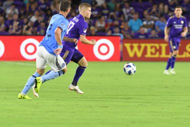 Orlando City 26 Temmuz 2018 'de Florida Exploria Stadyumu' nda NYC FC 'ye ev sahipliği yaptı. Fotoğraf: Marty Jean-Louis