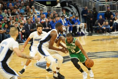 Orlando Magic, Boston Celtics 'i 24 Ocak 2020' de Orlando, Florida 'da Amway Center' da ağırladı. 