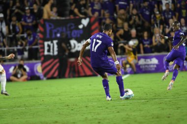 Orlando City SC, 6 Ağustos Salı günü Orlando Florida 'daki Exploria Stadyumu' nda oynanan ABD Kupası sırasında Atlanta United FC 'ye ev sahipliği yaptı..