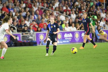 5 Mart 2020 'de Orlando Florida' daki Exploria Stadyumu 'nda düzenlenen 2020 SheBelieves Kupası' nda ABD - İngiltere Karşılaşması 