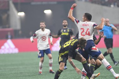 1 Ağustos 2018 tarihinde Atlanta 'daki Mercedez Benz Stadyumu' nda tüm yıldızlar Juventus 'a karşı..  