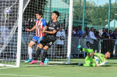 30 Temmuz 2019 'da Orlando Florida' daki Disney 'in Vahşi Spor Dünyası' nda düzenlenen MLS Allstar Haftası sırasında MLS Homegrown oyunu.