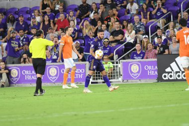 Orlando City SC, 22 Eylül 2018 'de Florida Exploria Stadyumu' nda Houston Dynamo 'yu ağırladı..