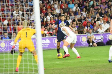 5 Mart 2020 'de Orlando Florida' daki Exploria Stadyumu 'nda düzenlenen 2020 SheBelieves Kupası' nda ABD - İngiltere Karşılaşması 