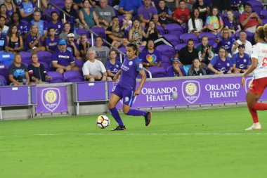 Orland Pride, 25 Ağustos 2018 'de Orlando Florida' daki Exploria Stadyumu 'nda Chicago Red Stars' a ev sahipliği yapıyor..  
