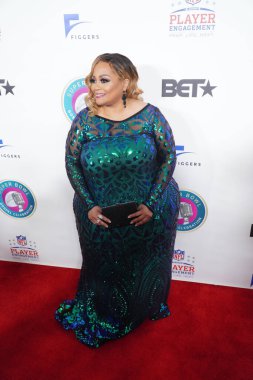 30 Ocak 2020 Perşembe günü Miami 'deki James L Knight Center' da 21. Geleneksel Superbowl İncil Kutlaması Kırmızı Halı.