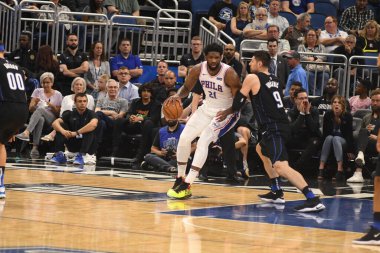 Orlando Magic, Philadelphia 76ers 'ı 25 Mart 2019' da Orlando Florida 'daki Amway Arena' da ağırlıyor..
