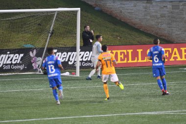 Atlanta United sunucusu Tigres & MLS Homegrown takımları 31 Temmuz 2018 'de Atlanta, Georgia' da düzenlenen MLS All Star haftasında.