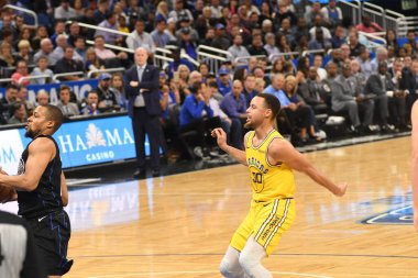 Orlando Magic, 28 Şubat 2019 Perşembe günü Orlando Florida 'daki Amway Center' da Golden State Warriors 'a ev sahipliği yaptı.. 