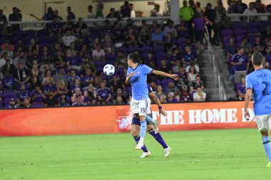 Orlando City 26 Temmuz 2018 'de Florida Exploria Stadyumu' nda NYC FC 'ye ev sahipliği yaptı. Fotoğraf: Marty Jean-Louis