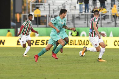 Fluminense, Florida Kupası 'nda 15 Ocak 2018' de Orlando Florida 'da oynanan Spektrum Stadyumu' nda Barcelona SC 'ye karşı..
