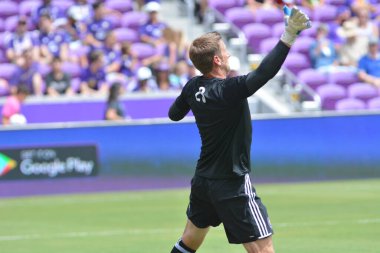 Orlando City 15 Nisan 2017 'de Florida, Orlando' daki Citrus Bowl 'da Los Angeles Galaksisine ev sahipliği yaptı..  