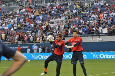 Paris Saint-Germain, Tottenham Hotspur 'a karşı 22 Temmuz 2017' de Orlando Florida 'daki Citrus Bowl' da.   