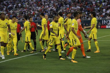 Paris Saint-Germain, Tottenham Hotspur 'a karşı 22 Temmuz 2017' de Orlando Florida 'daki Citrus Bowl' da.   