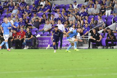 Orlando City 26 Temmuz 2018 'de Florida Exploria Stadyumu' nda NYC FC 'ye ev sahipliği yaptı. Fotoğraf: Marty Jean-Louis