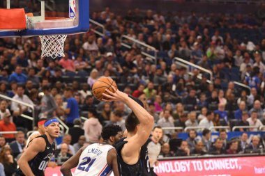 Orlando Magic, Philadelphia 76ers 'ı 25 Mart 2019' da Orlando Florida 'daki Amway Arena' da ağırlıyor.. 