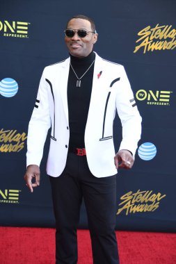 24 Mart 2018 Cumartesi günü Las Vegas 'taki Orleans Resort' ta düzenlenen 33. Yıldız Ödülleri Kırmızı Halı sırasında ünlüler.