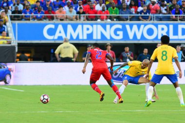 Brezilya, 8 Haziran 2016 tarihinde Orlando Florida 'daki Copa America Centenario' da Haiti ile karşılaştı..