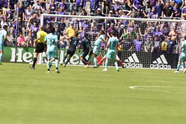 Orlando City SC 20 Nisan 2019 'da Orlando City Stadyumu' nda Vancouver Whitecaps 'a ev sahipliği yapıyor..  