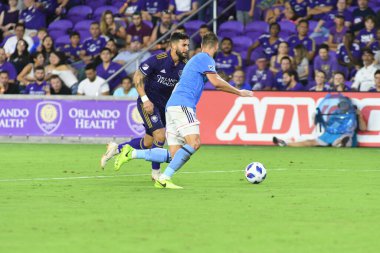 Orlando City 26 Temmuz 2018 'de Florida Exploria Stadyumu' nda NYC FC 'ye ev sahipliği yaptı. Fotoğraf: Marty Jean-Louis