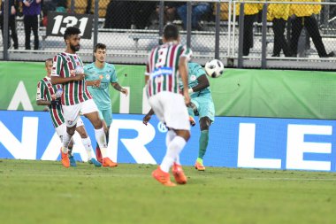 Fluminense, Florida Kupası 'nda 15 Ocak 2018' de Orlando Florida 'da oynanan Spektrum Stadyumu' nda Barcelona SC 'ye karşı..
