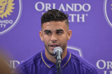 Orlando City SC, Dom Dwyer 'ı tanıtmak için bir basın toplantısı düzenledi..  