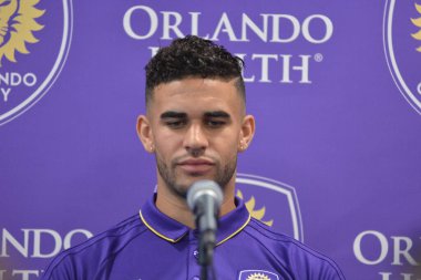 Orlando City SC, Dom Dwyer 'ı tanıtmak için bir basın toplantısı düzenledi..  