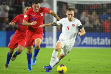 Amerikan Futbol Takımı 15 Kasım 2019 Cuma günü Orlando Florida 'daki Exploria Stadyumu' nda oynanan Concacaf Uluslar Ligi karşılaşmasında Kanada 'ya ev sahipliği yapmaktadır.