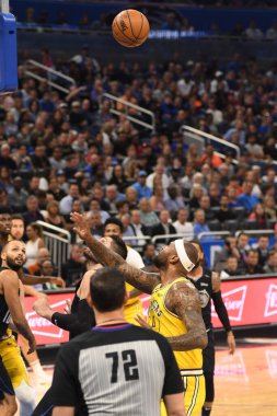 Orlando Magic, 28 Şubat 2019 Perşembe günü Orlando Florida 'daki Amway Center' da Golden State Warriors 'a ev sahipliği yaptı.. 