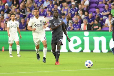 Orlando City 21 Nisan 2018 'de Orlando Florida' daki Exploria Stadyumu 'nda San Jose depremlerine ev sahipliği yaptı..  