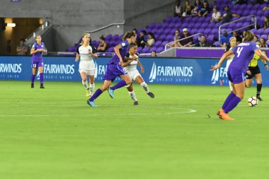 Orlando Pride, 23 Mayıs 2018 'de Orlando Florida' daki Exploria Stadyumu 'nda Kuzey Carolina Cesareti' ne ev sahipliği yapmaktadır..  