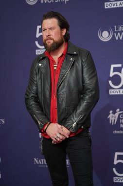 15 Ekim 2019 'da Nashville, Tennessee' deki Linbscome Üniversitesi 'nde verilen 50. GMA Dove Ödülleri sırasında kırmızı halı. 