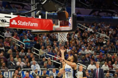 Orlando Magic, Philadelphia 76ers 'ı 13 Kasım 2019 Çarşamba günü Amway Center' da ağırlamaktadır. Fotoğraf: Marty Jean-Louis