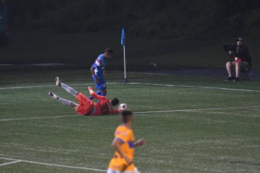 Atlanta United sunucusu Tigres & MLS Homegrown takımları 31 Temmuz 2018 'de Atlanta, Georgia' da düzenlenen MLS All Star haftasında.